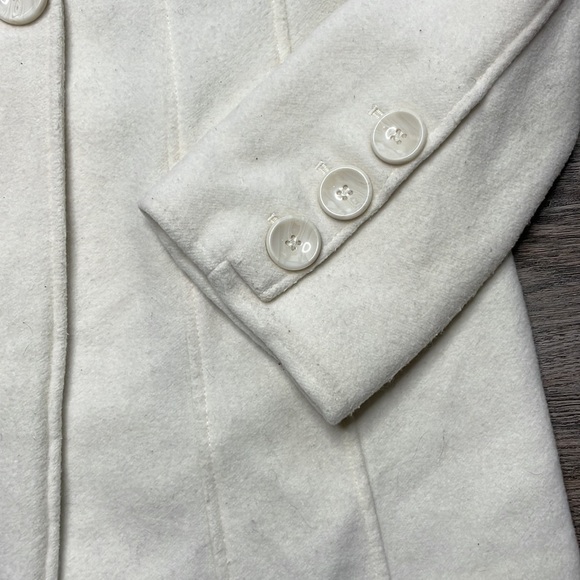 Steve Madden Women’s Cream Wool Blend Pear Coat, size large - Picture 7 of 14